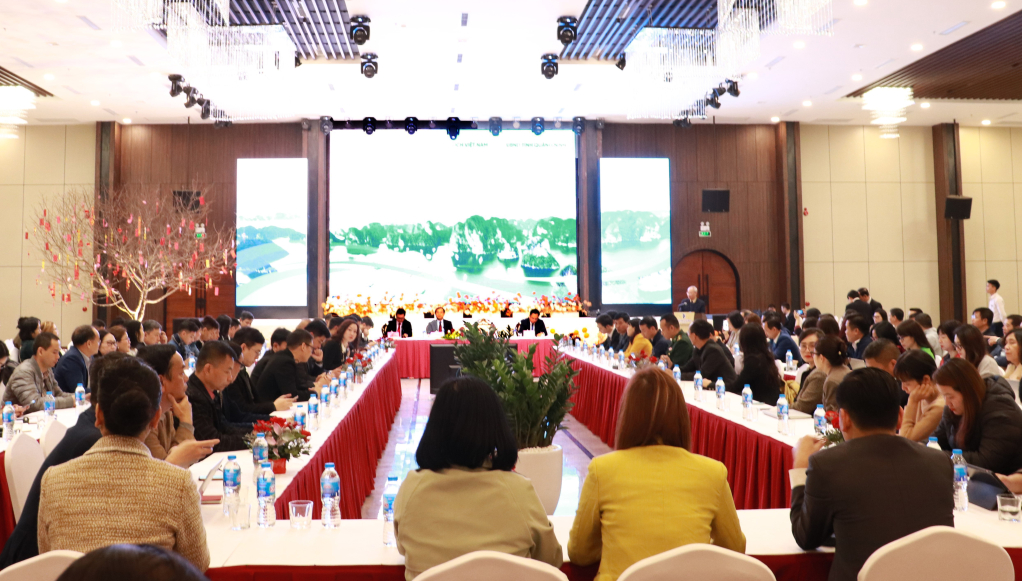 Hội nghị giải pháp thu hút khách du lịch Trung Quốc đến Việt Nam được tổ chức tại TP Móng Cái ngày 9/1/2023.